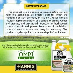 Promo 🤩 32 oz. 20% Vinegar Weed Killer (2-Pack) by Harris 🥰 -Organic Gardening Shop harris organic weed killer 2vweed 32 4f 1000