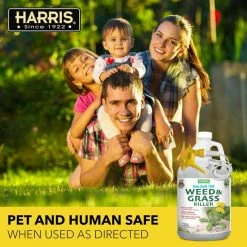Flash Sale 🧨 128 oz. Sea Salt Weed and Grass Killer by Harris ⌛ -Organic Gardening Shop harris organic weed killer seaweed 128 fa 1000