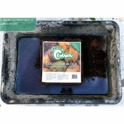 Budget 😍 2.5 cu. ft. Coco Coir Block of Soilless Growing Media (2-Pack) by Hydro Crunch 👍 -Organic Gardening Shop hydro crunch organic potting soil cb801 2pk 1f 1000
