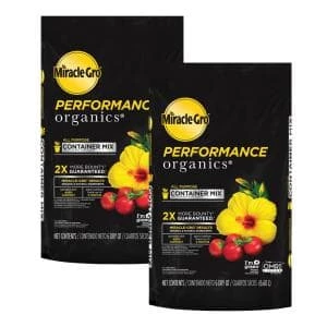 New ๐งจ 6 Qt. Performance Organics All Purpose Potting Soil Mix (2-Pack) by Miracle-Gro ๐ฏ 1 New ๐งจ 6 Qt. Performance Organics All Purpose Potting Soil Mix (2-Pack) by Miracle-Gro ๐ฏ