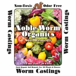 Best deal 🌟 1 cu. ft. / 25 lb. Organic Worm Casting Soil by Noble Worm Organics 😉