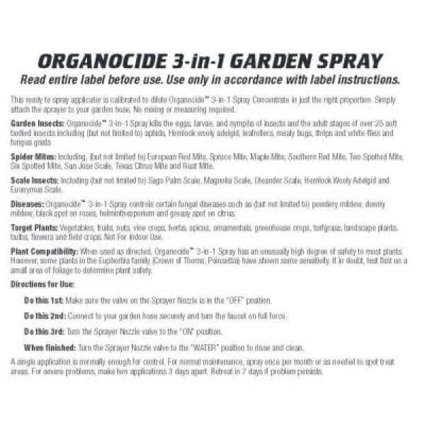 Best Pirce π 1 Qt. Organic Fungus and Pest Control by Organocide 𧨠2 Best Pirce π 1 Qt. Organic Fungus and Pest Control by Organocide 𧨠- Image 2