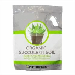 Cheap 🤩 8 Qt. Organic Succulent Soil - Premium Fast Draining Blend by Perfect Plants 🤩