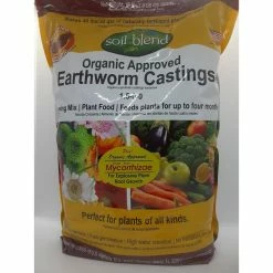 Discount 👏 10 lbs. Bag Concentrated Earth Worm Castings with Myco (10 lbs. Makes 40 lbs.) Pure Organic by Soil Blend 🌟