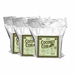Flash Sale β€οΈ 11 lbs. (5 kg) Coconut Coir Block of Soilless Media (3-Pack) by Viagrow π§¨