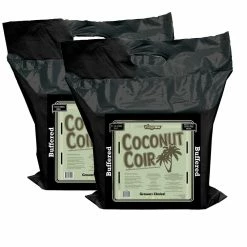 Flash Sale 🤩 2 cu. ft. Coco Coir Compressed Premium Plant Growing Media 5 kg./11 lbs./72 Qt./18 Gal. (2-Pack) by Viagrow 💯