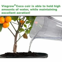 Coupon 👏 1.5 cu. ft. 50 l/52.8 Qt./13.2 G. Coco Coir Buffered Premium Coconut Growing Medium (2-Pack) by Viagrow ✨ -Organic Gardening Shop viagrow garden soil vccf50b 2 a0 1000