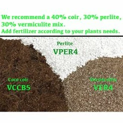 Best Sale 🥰 11 lb. (5KG) Coconut Coir Block, 100% Organic Coco Coir, (2-Pack) by Viagrow ✨ -Organic Gardening Shop viagrow grow media vcb5 2 66 1000