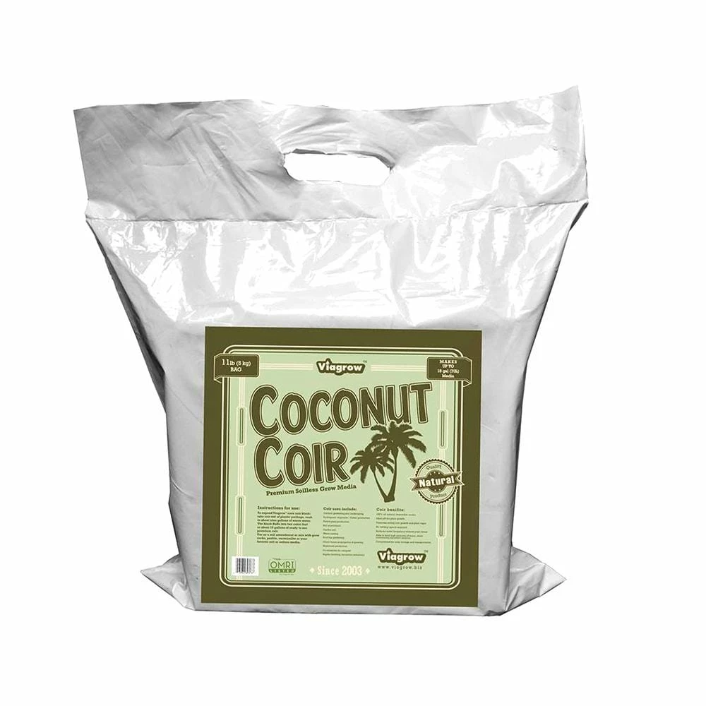 Wholesale π 11 lbs. (5 kg) Coconut Coir Block, 100% Organic Coco Coir by Viagrow β 1 Wholesale π 11 lbs. (5 kg) Coconut Coir Block, 100% Organic Coco Coir by Viagrow β