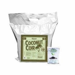 Best reviews of π 11 lb. (5KG) Coconut Coir Block & 1LB earth worm castings, Coco Coir and earth worm castings, (expands up to 18 gallons) by Viagrow π