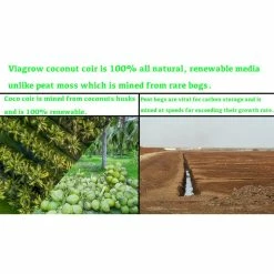 Cheap 😀 1.4 lbs./650g Premium Coco Coir, Soilless Grow Media, Coconut Coir Brick (3-Pack) by Viagrow 🥰 -Organic Gardening Shop viagrow grow media vccb650 3 a0 1000