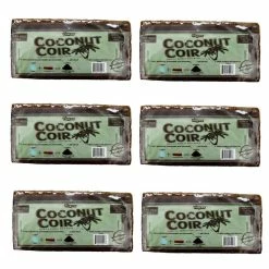 Top 10 π 1.4 lbs./650g Premium Coco Coir, Soilless Grow Media, Coconut Coir Brick (6-Pack) by Viagrow π