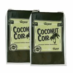 Buy 👍 1.5 cu. ft. Coco Coir Fluffed Coconut Pith Fiber Soilless Grow Media Bag (2-pack/100 liters total) by Viagrow 🛒