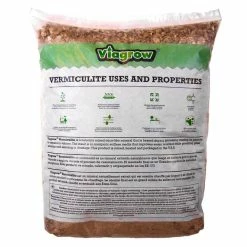Discount 🥰 Vermiculite, Course and Chunky (16 Qt./4 Gal./.53 CF) (1-Pack) by Viagrow 🔔 -Organic Gardening Shop viagrow grow media ver16 1d 1000