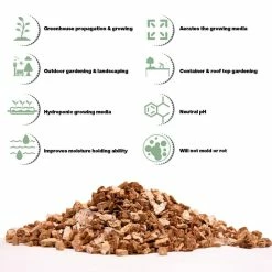 Discount 🥰 Vermiculite, Course and Chunky (16 Qt./4 Gal./.53 CF) (1-Pack) by Viagrow 🔔 -Organic Gardening Shop viagrow grow media ver16 40 1000