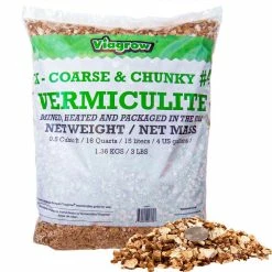 Discount 🥰 Vermiculite, Course and Chunky (16 Qt./4 Gal./.53 CF) (1-Pack) by Viagrow 🔔