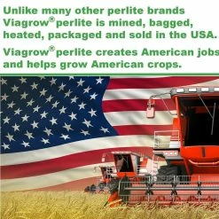 Best Sale 🤩 59 Quarts, 2 cu. ft. Organic Perlite Planting Soil Additive and Growing Medium White (2-pack) by Viagrow 💯 -Organic Gardening Shop viagrow grow media vpr1 2 40 1000