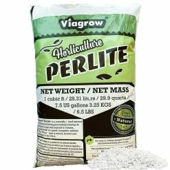 Promo 😉 29 Quarts, 1 cu. ft. Organic Perlite Planting Soil Additive and Growing Medium White by Viagrow 😉