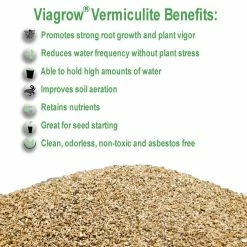Budget ⨠4 cu. ft. 29.9 Gal./113 l Horticultural Vermiculite by Viagrow 𧨠9 Budget ⨠4 cu. ft. 29.9 Gal./113 l Horticultural Vermiculite by Viagrow 𧨠-Organic Gardening Shop viagrow grow media vr4 40 1000