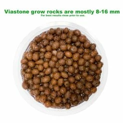 Outlet π 20 liters / 0.70 cu. ft. / 4 Gal. / Hydroponic Gardening Medium, Grow Rock, Expanded Clay Pebbles (2-bags of 10-liters) by Viagrow π 15 Outlet π 20 liters / 0.70 cu. ft. / 4 Gal. / Hydroponic Gardening Medium, Grow Rock, Expanded Clay Pebbles (2-bags of 10-liters) by Viagrow π -Organic Gardening Shop viagrow grow media vs10 2 c3 1000