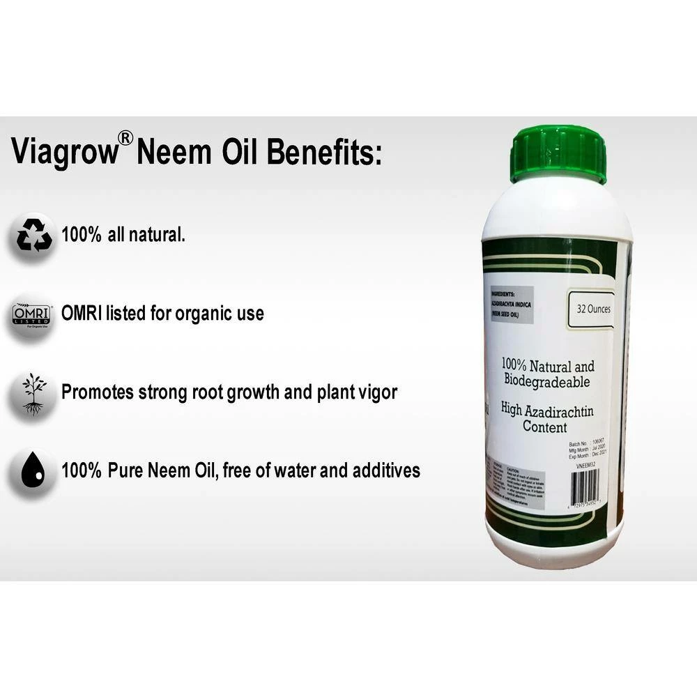 Cheapest π€© 128 oz. Cold Pressed Neem Oil Seed Extract (Makes 192 Gal.) by Viagrow π 2 Cheapest π€© 128 oz. Cold Pressed Neem Oil Seed Extract (Makes 192 Gal.) by Viagrow π - Image 2