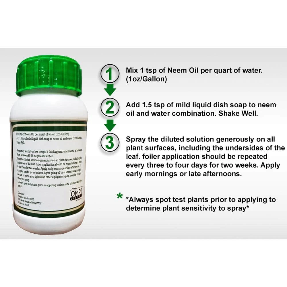 Best Pirce π 16 oz. Cold Pressed Neem Oil Seed Extract (Makes 24 Gal.) by Viagrow π₯° 3 Best Pirce π 16 oz. Cold Pressed Neem Oil Seed Extract (Makes 24 Gal.) by Viagrow π₯° - Image 3