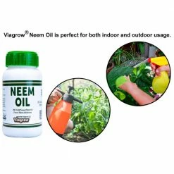 Budget 🤩 8 oz. Cold Pressed Neem Oil Seed Extract (Makes 12 Gal.) by Viagrow ❤️ -Organic Gardening Shop viagrow organic disease control vneem8 a0 1000