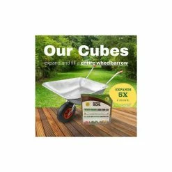 Discount ✔️ 2.5 cu. ft. Organic Expanding Coco Coir Living Soil Cube with Added Nutrients by WONDER SOIL 😍 -Organic Gardening Shop wonder soil grow media wsepo 4f 1000